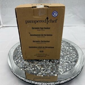 Pampered Chef Ceramic Egg Cooker